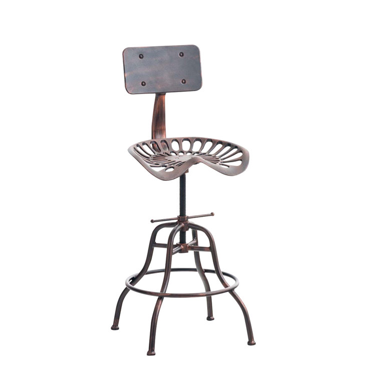 Williston Advaith Height Adjustable Bar Stool Wayfair.co.uk